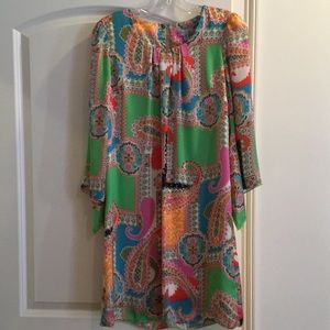 Silk dress with Sash